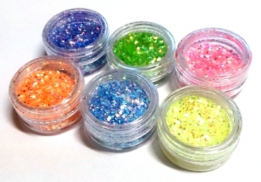 Glitter-Pailletten-Set