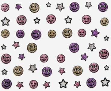 Glitzer Fashion Sticker M1