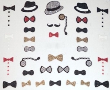 Glitzer Fashion Sticker M24