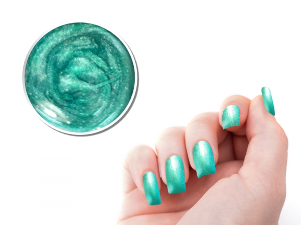 UV Color-Gel "Metallic" 5g - Hellgrün