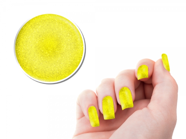 UV Color-Gel "Neon" 5g - Neon Glitter Yellow