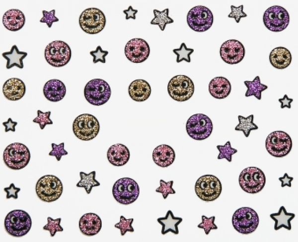 Glitzer Fashion Sticker M1