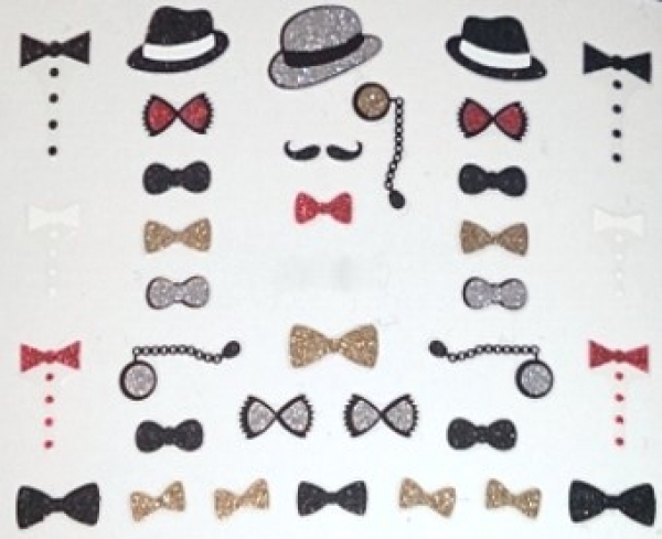 Glitzer Fashion Sticker M24