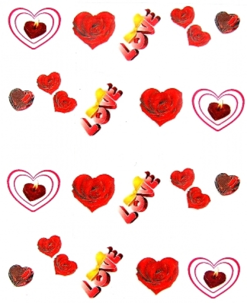 Love Tattoo Sticker M68